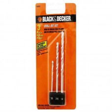 JOGO DE BROCA 3PC BLACK E DECKER